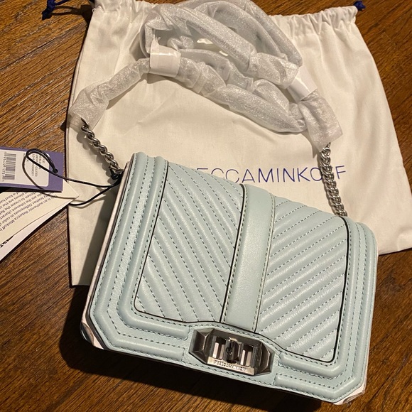 NWT Rebecca Minkoff Chevron Quilted Crossbody - Picture 6 of 8